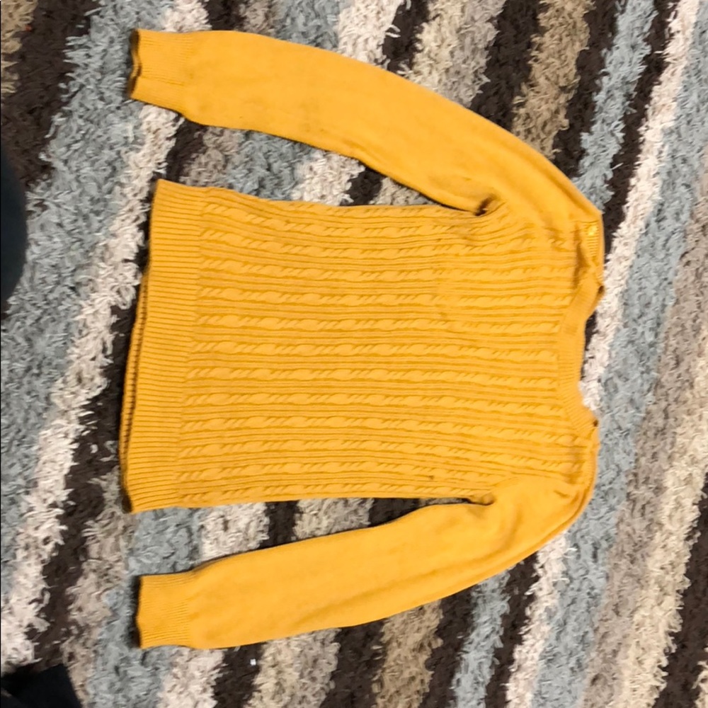 Banana Republic gold sweater